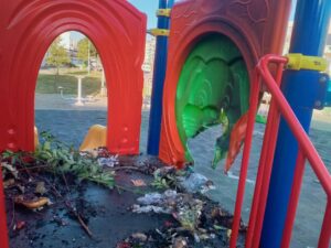 Efeler Belediyesi Park ve Bahçeler Müdürlüğü ekipleri, Orta Mahalle Tekstil