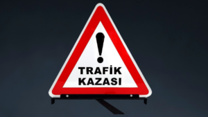 Aydın’da meydana gelen kazada, süratli seyreden bir motosiklet, kontrolsüz bir