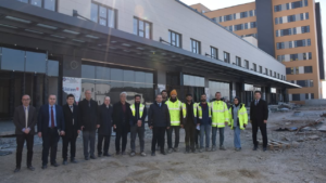 Aydın Şehir Hastanesi’nin yapım süreci hızla ilerliyor. İl Sağlık Müdürü
