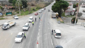 Kuşadası’nda, Trafik Şube Müdürlüğü koordinesinde, Kuşadası İlçe Jandarma Komutanlığı Asayiş