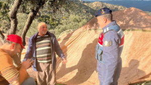 Aydın İl Jandarma Komutanlığı ekipleri, Karpuzlu ilçesine bağlı Abak ve