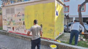 Efeler Belediyesi, İstiklal Mahallesi Şehit Nihat İzbudak Parkı’nda meydana gelen