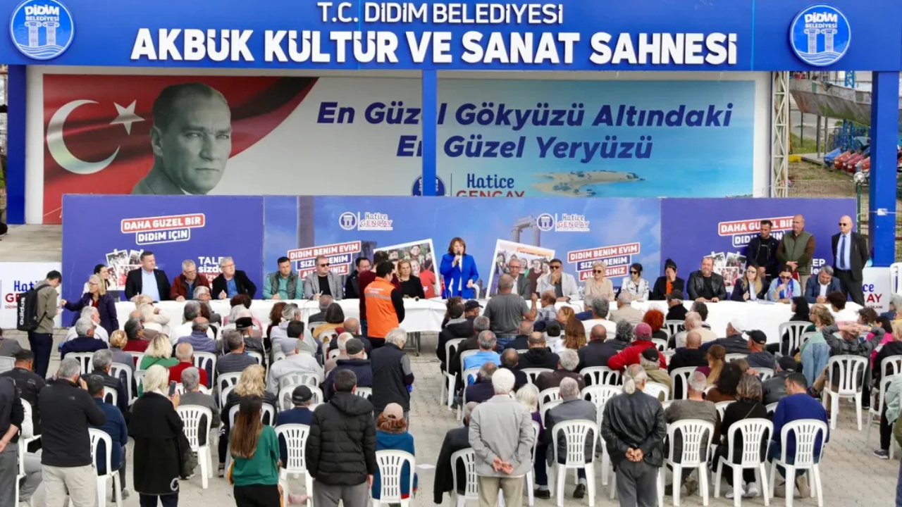 Didim Belediyesi, katılımcı ve şeffaf yönetim anlayışı doğrultusunda Akbük Mahallesi