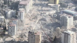 Kahramanmaraş depreminin yıkıcı sonuçlarından biri olan Ebrar Sitesi F Blok’un