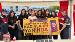 Aydın İl Jandarma Komutanlığı tarafından, Söke Anadolu Lisesi bahçesinde açılan