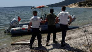 Aydın’ın Söke ilçesine bağlı Serçin Mahallesi, Bafa Gölü Eğridere mevkiinde