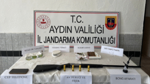 Aydın İl Jandarma Komutanlığı KOM Şube Müdürlüğü koordinesinde, uyuşturucu satıcı