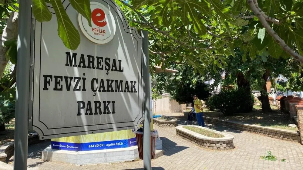 Aydın’ın Efeler ilçesinde çürüdüğü belirlenen bir aydınlatma direğinin devrilmesi sonucu