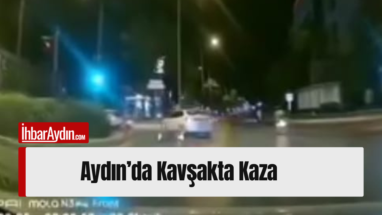 Aydın’da Kavşakta Kaza Aydın’ın Kadın Doğum Hastanesi kavşağında meydana gelen trafik kazasında, otomobilin