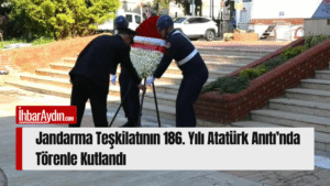 Türk Jandarma Teşkilatı’nın 186. kuruluş yıl dönümü dolayısıyla Aydın’da Atatürk
