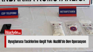 Aydın’ın Nazilli ilçesinde jandarma ekiplerinin yürüttüğü uyuşturucu operasyonunda 438 gram