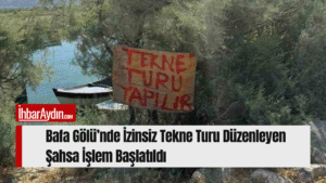 Aydın’ın Söke ilçesine bağlı Serçin Mahallesi’nde bulunan Bafa Gölü’nde, izinsiz