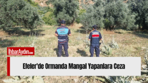 Aydın’ın Efeler ilçesinde, orman yangınlarının önlenmesi amacıyla sürdürülen denetimler kapsamında
