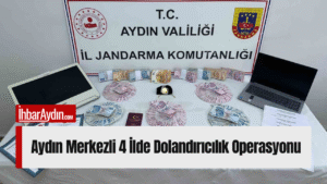 Aydın İl Jandarma Komutanlığı koordinesinde İzmir, İstanbul ve Mersin illerini