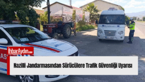 Aydın’ın Nazilli ilçesinde, İlçe Jandarma Komutanlığı Trafik Jandarması ekipleri tarafından