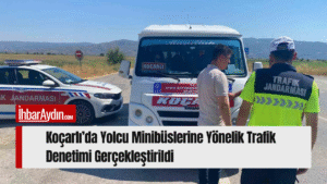 Koçarlı İlçe Jandarma Komutanlığı Trafik Jandarması ekipleri tarafından, toplu taşıma