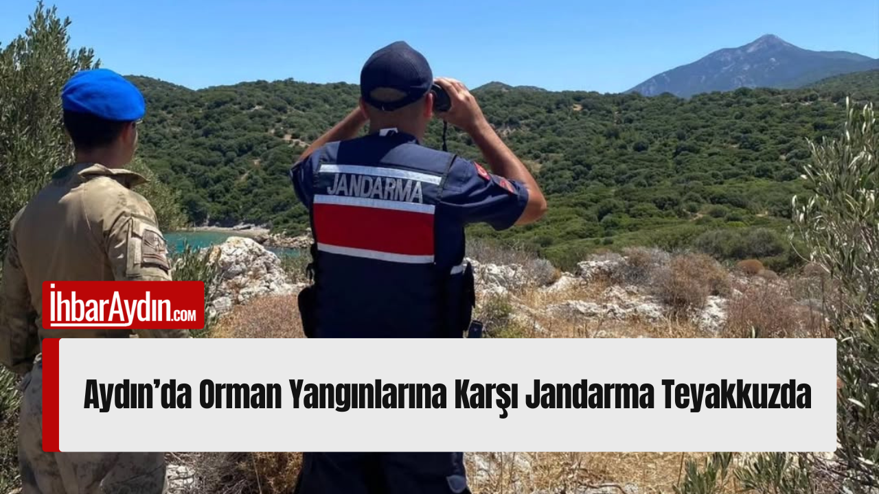 Aydın İl Jandarma Komutanlığı, orman yangınlarının önlenmesine yönelik çalışmalarını tüm
