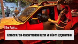 Aydın’ın Karacasu ilçesinde jandarma ekipleri tarafından gerçekleştirilen “Sıcak Nokta Uygulaması”