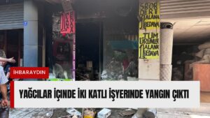 Aydın’ın Efeler ilçesine bağlı Yağcılar İçinde bulunan iki katlı bir