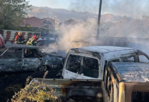 Aydın’ın Efeler ilçesi Ata Mahallesi’nde bulunan Güzelhisar Yediemin otoparkında çıkan