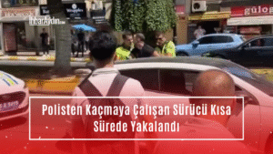 Aydın’da Adnan Menderes Bulvarı’nda alkollü olduğu iddia edilen bir sürücü,