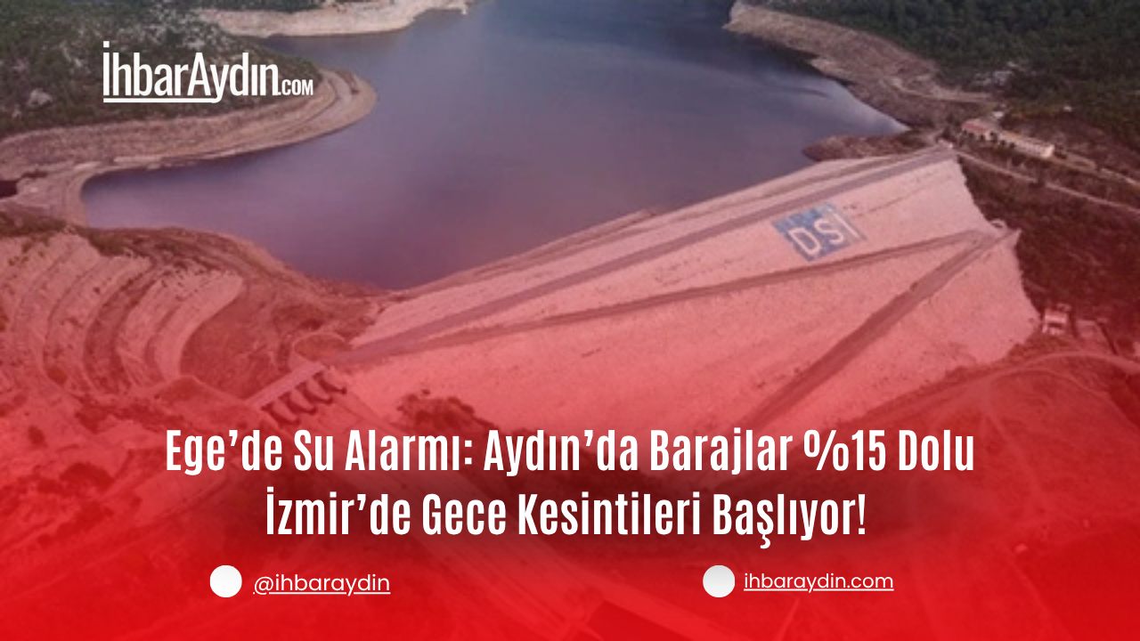 Ege Bölgesi su kriziyle karşı karşıya. Aydın ve İzmir’de barajlar