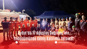 17 Ağustos 1999 Marmara Depremi’nin yıldönümü dolayısıyla, 16 Ağustos 2025