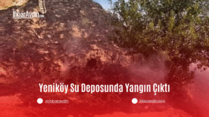 Aydın’ın Merkez ilçesine bağlı Yeniköy’de bulunan su deposunda yangın çıktı.