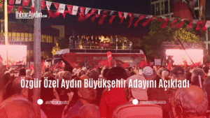 Cumhuriyet Halk Partisi (CHP) Genel Başkanı Özgür Özel, Aydın Kent