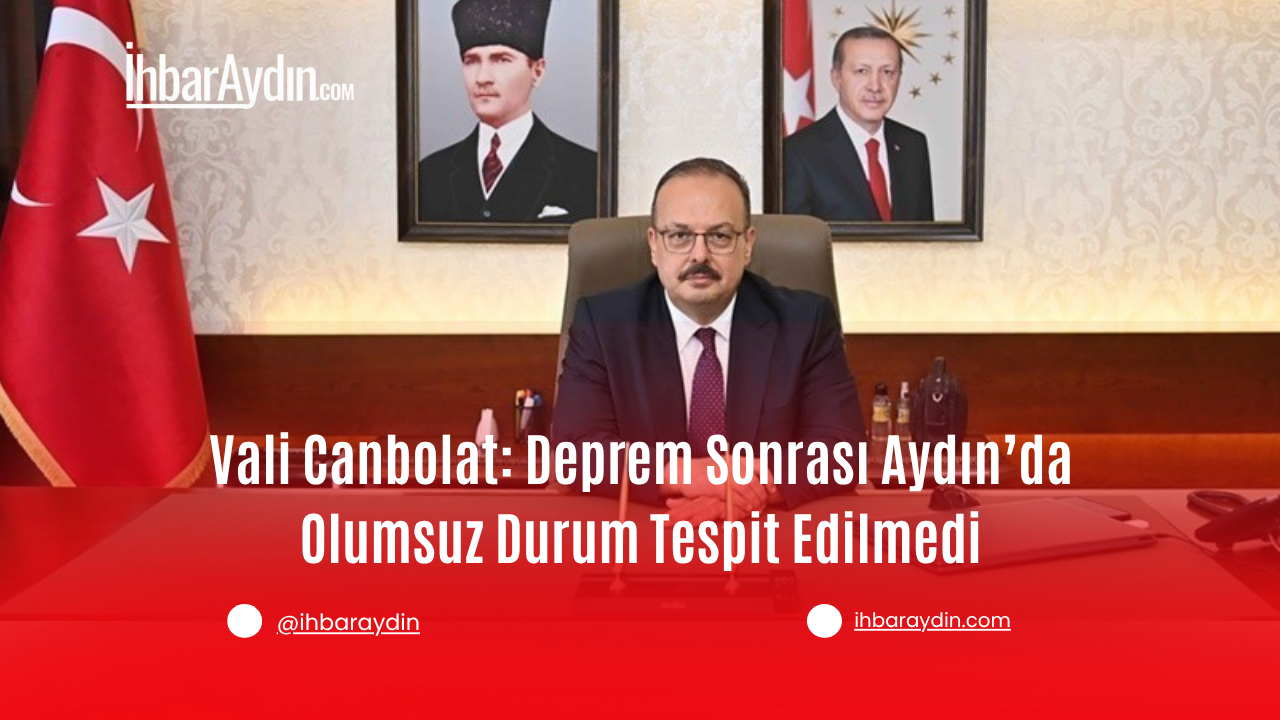 Balıkesir’in Sındırgı ilçesi merkezli 6.1 büyüklüğündeki deprem, Aydın genelinde de
