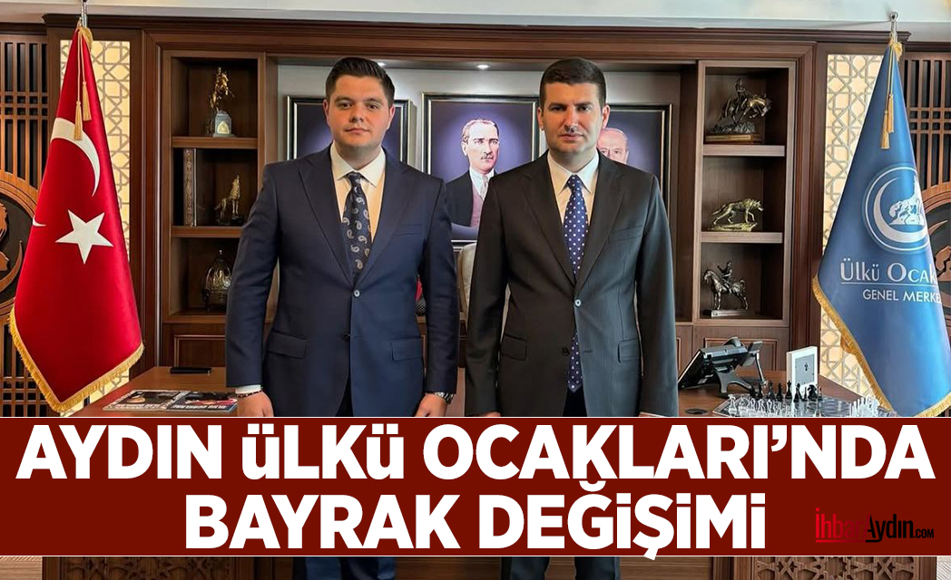 Aydın Ülkü Ocaklarında bayrak değişimi yaşandı. 2021 yılında beri Aydın