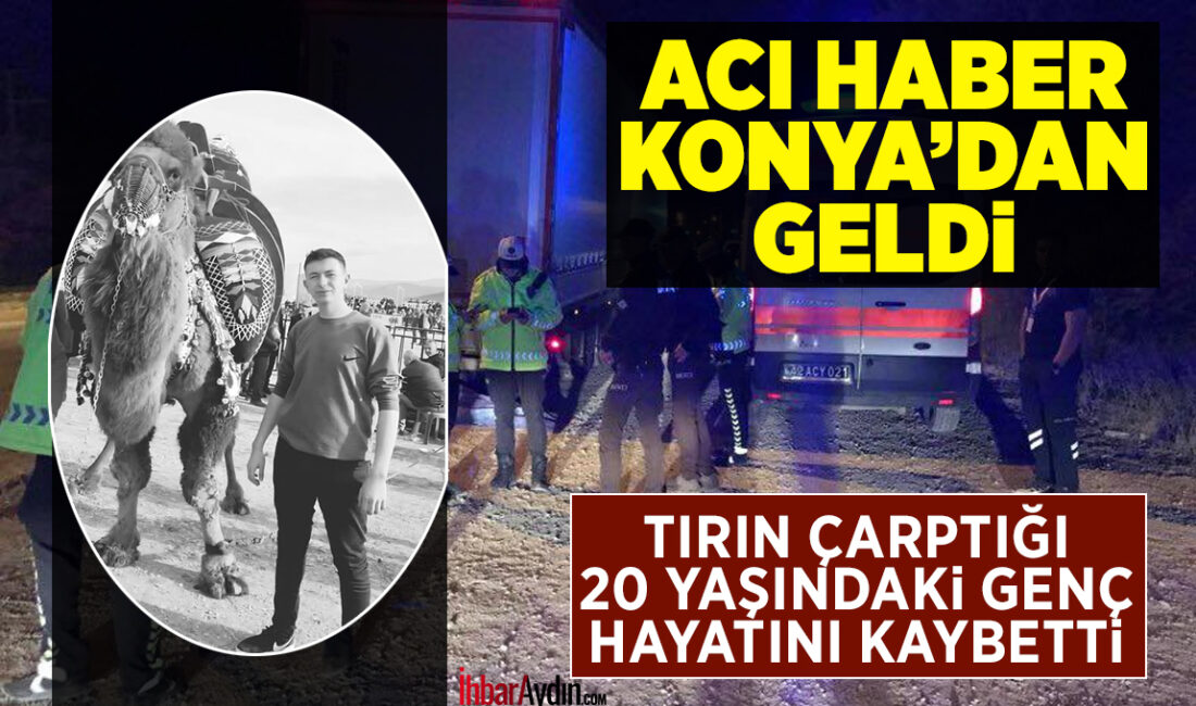 Aydınlı genç karşıdan karşıya geçmeye çalışırken TIR çarptı. Talihsiz genç