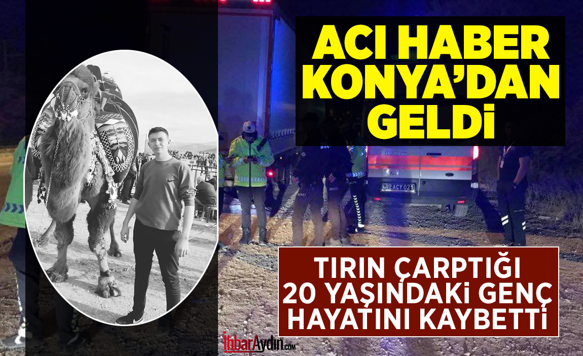 Aydınlı genç karşıdan karşıya geçmeye çalışırken TIR çarptı. Talihsiz genç