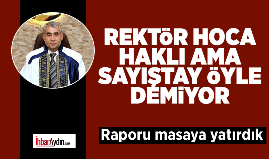 ÖZEL HABER-Kurumları maliye bakımından denetleyen Sayıştay raporu yayımlandı. Adnan Menderes