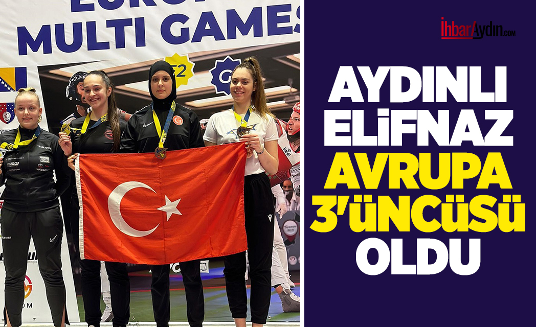 Aydınlı genç taekwondocu Elifnaz Köseoğlu, Sırbistan’da düzenlenen Avrupa Grand Prix