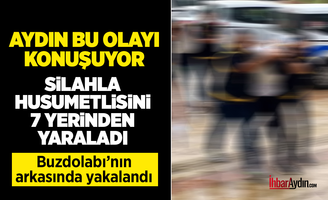 Aydın’da silahlı yaralama: Buzdolabının arkasında yakalandı Efeler’de meydana gelen silahlı kavgada Y.Ö. 7 yerinden silahla yaralandı.