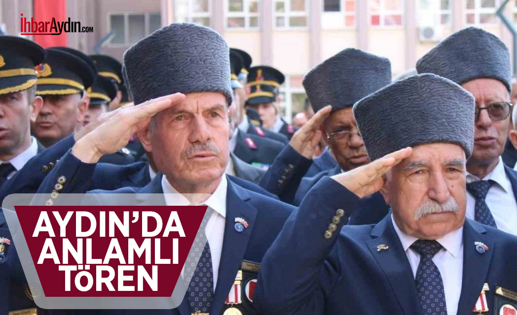 Aydın’da Gaziler için anlamlı bir tören düzenlendi. Bey Camii’nden Bando