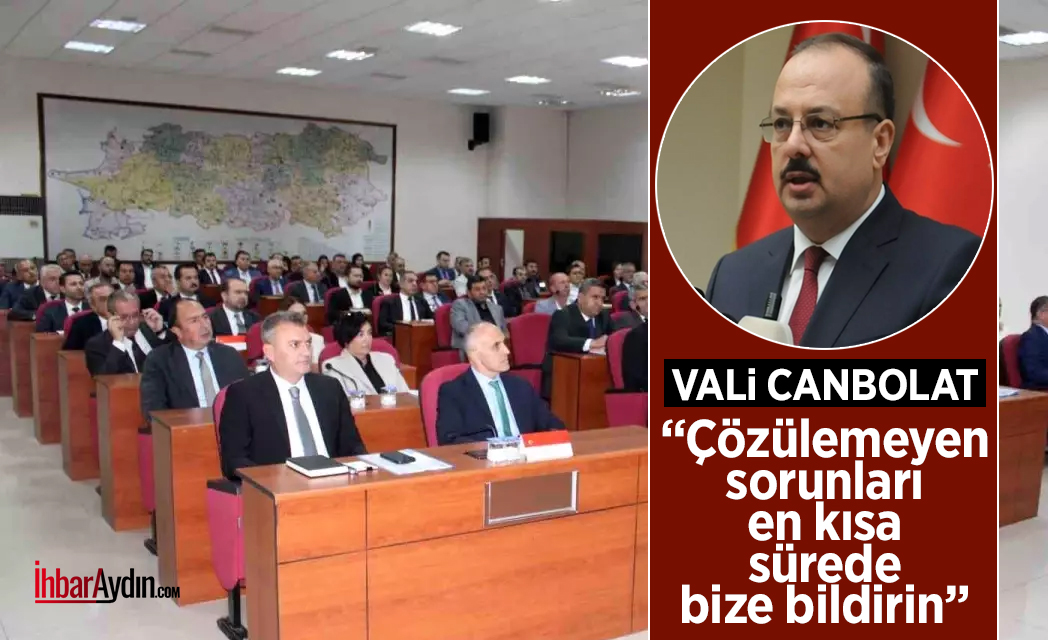 Aydın’da yapılan 2025 yılı İl Koordinasyon Kurulu Toplantısı’nda, 2025 yılı