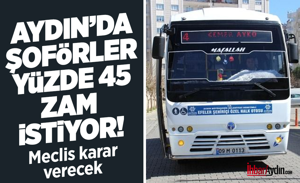 Aydın’da toplu taşıma araçları ve öğrenci servis araçlarının ücret tarifelerine