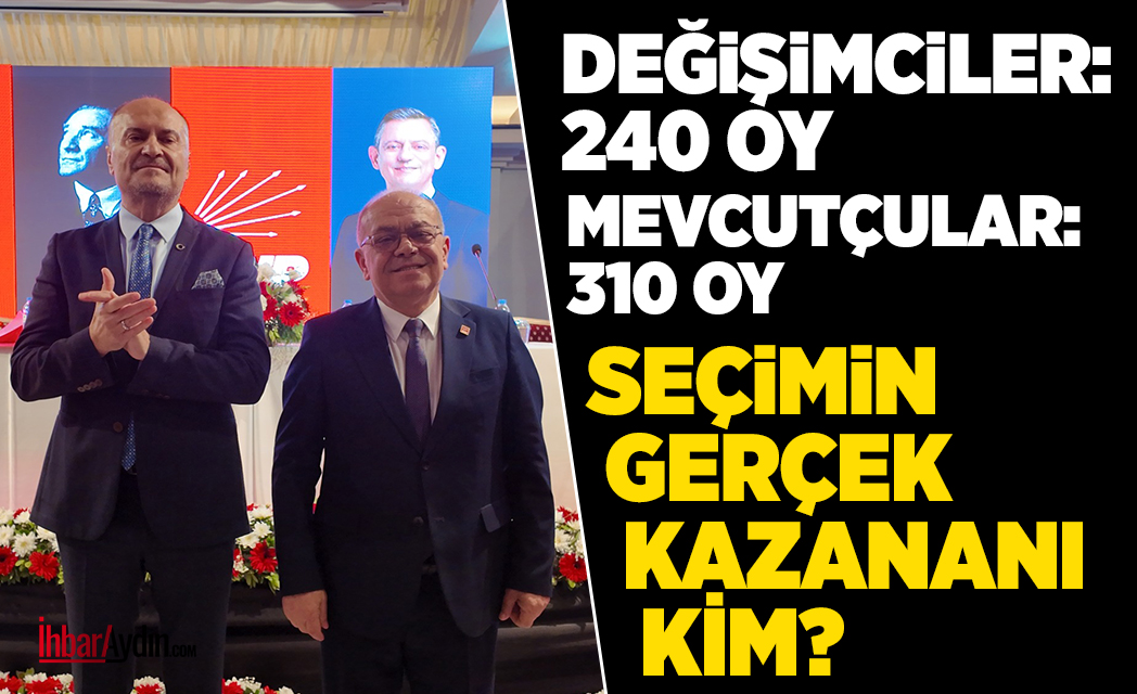 CHP Aydın İl Başkanlığı’nın 39’uncu Olağan Kongresi, tamamlandı. Beyaz listede