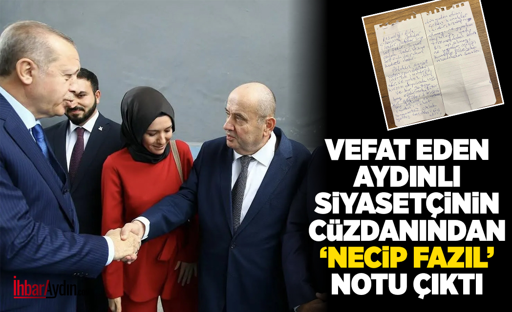 Aydın’da Millî Görüş hareketinin önemli isimlerinden Mehmet Ali Acar geçtiğimiz