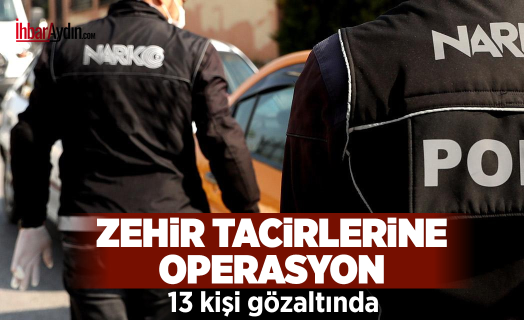 Bozdoğan ilçesinde uyuşturucu kullanan 13 kişi hakkında adli işlem yapılırken,