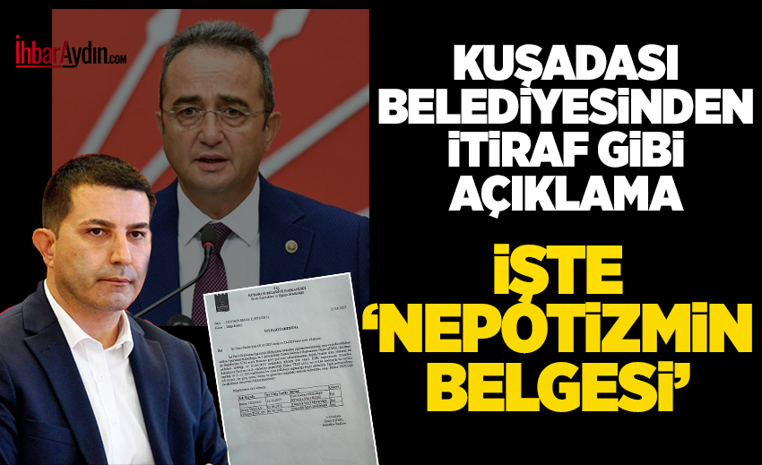 Kuşadası Belediyesi’ndeki “akraba kadrolaşması” iddiaları sürerken İYİ Parti tarafından sunulan