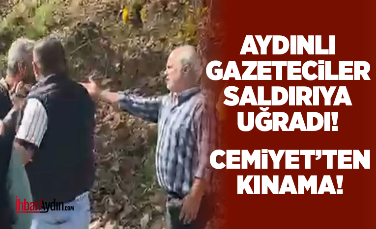 Aydın’da vatandaşlara haber sorumluluğunu yerine getirmek için trafik kazası yaşanan