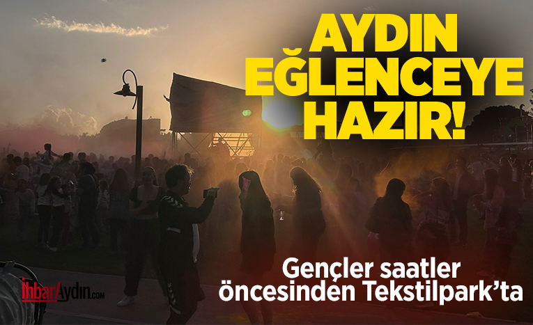 Aydın Büyükşehir Belediyesi tarafından düzenlenecek olan Aydınfest için sahne hazırlıkları
