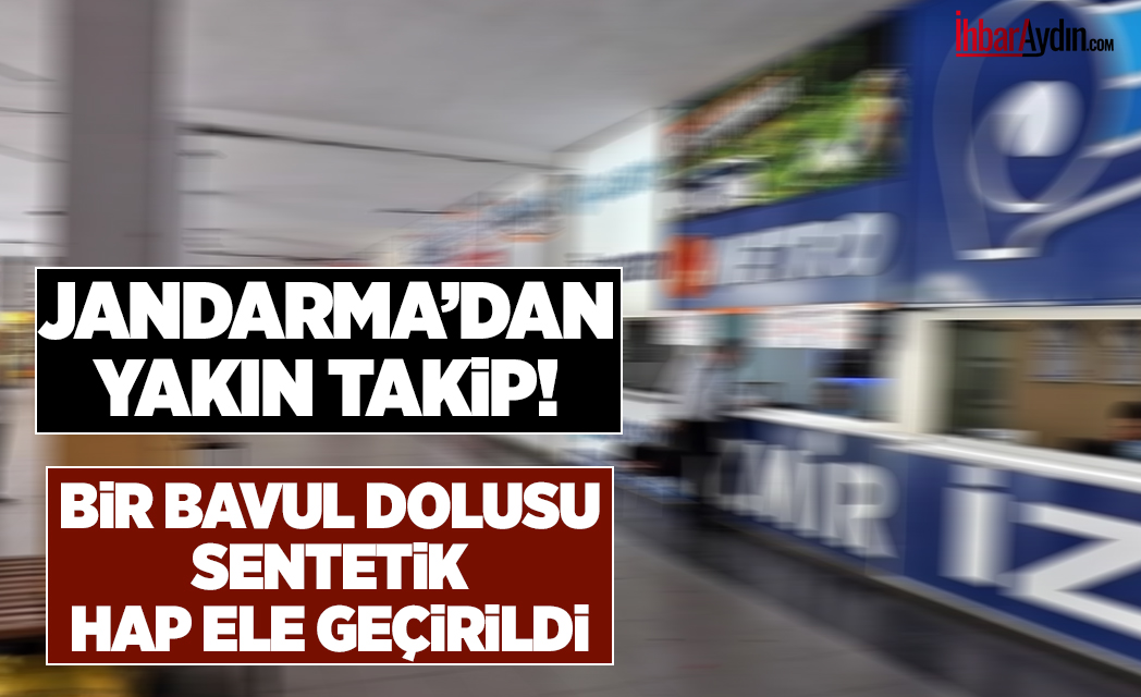 Aydın İl Jandarma Komutanlığı ekipleri, Kuşadası Otogarında düzenledikleri operasyonda bir