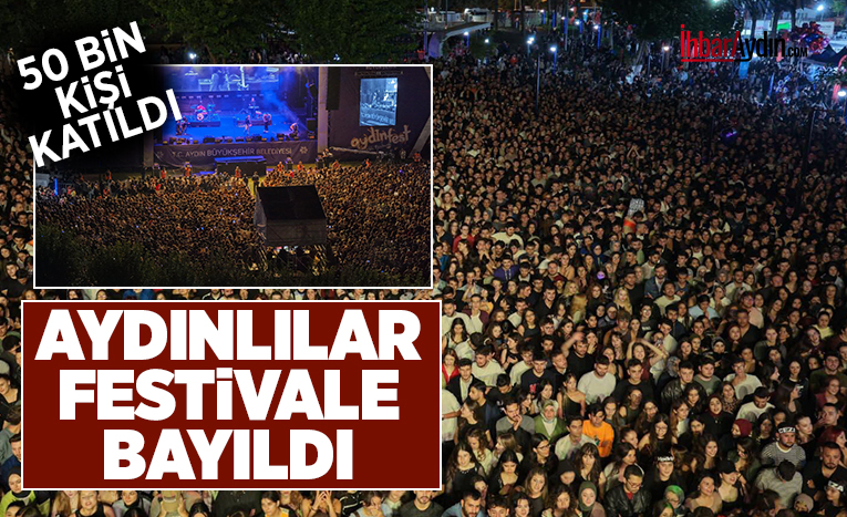 Aydın Büyükşehir Belediyesi tarafından düzenlenen Aydınfest Gençlik Festivali, renkli görüntüler