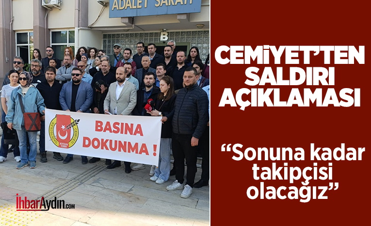 Aydın Gazeteciler Cemiyeti, haftasonu kaza haberi için olay yerine giden