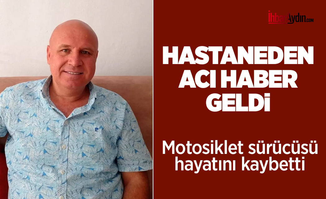 Efeler’de otomobil ve motosikletin çarpışması sonucu ağır yaralı olarak hastaneye