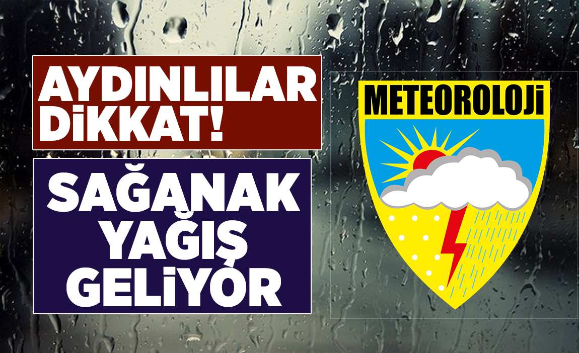 Aydın’a yarından itibaren sağanak yağışın gelmesi bekleniyor. Bugün 27 derece